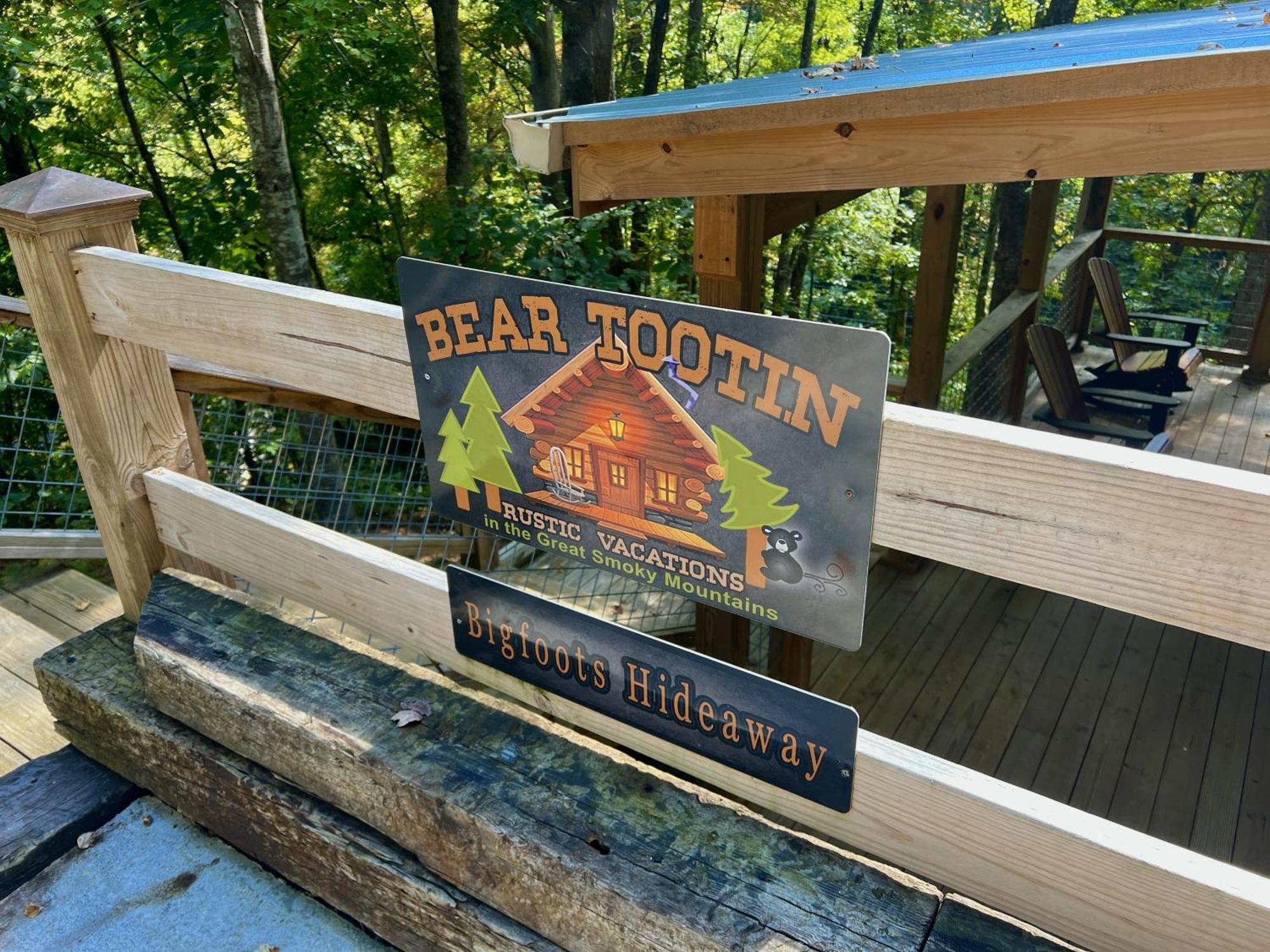 Bigfoots Hideaway Cabin Gatlinburg Exterior foto